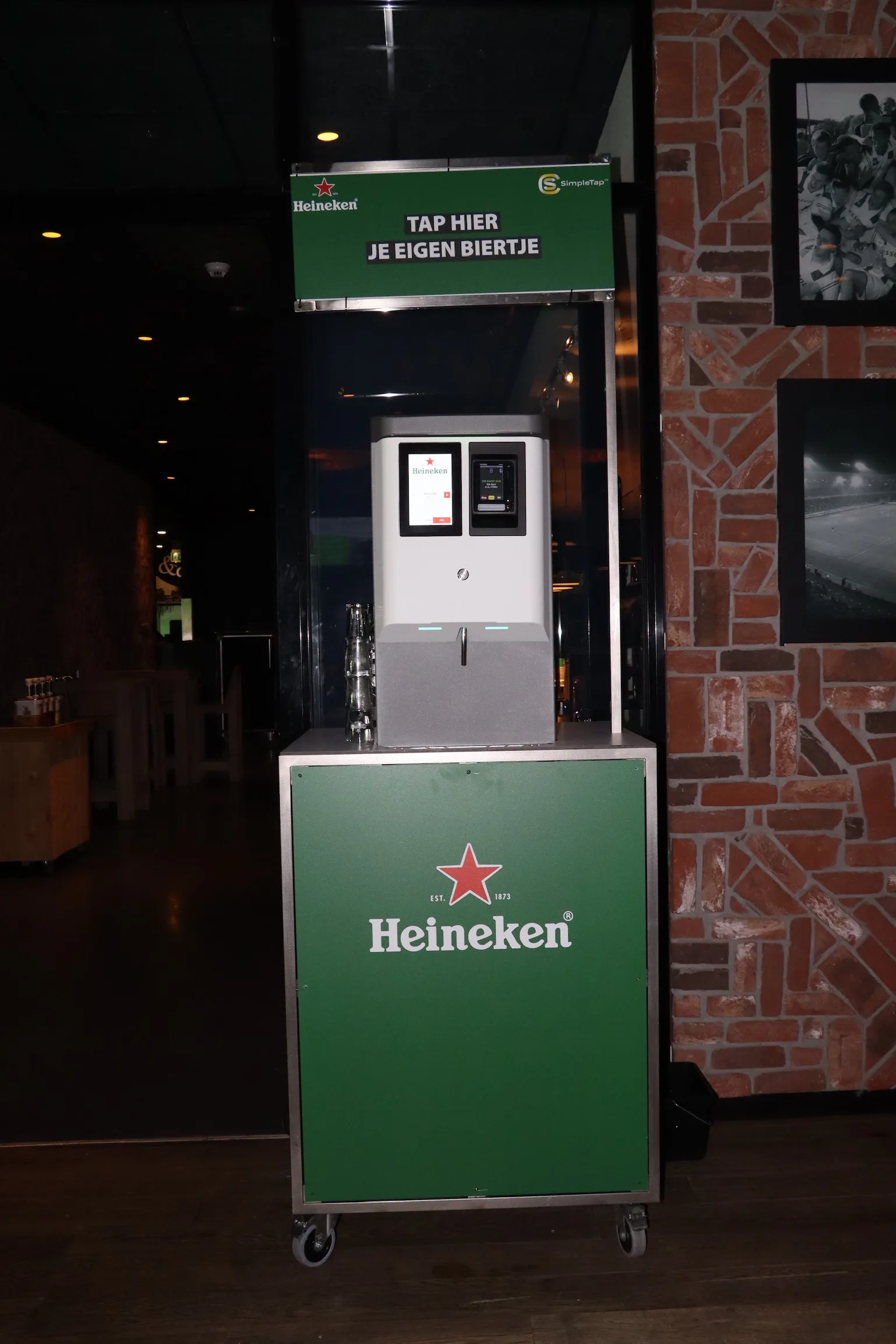 Zelftap Heineken bij FC Groningen